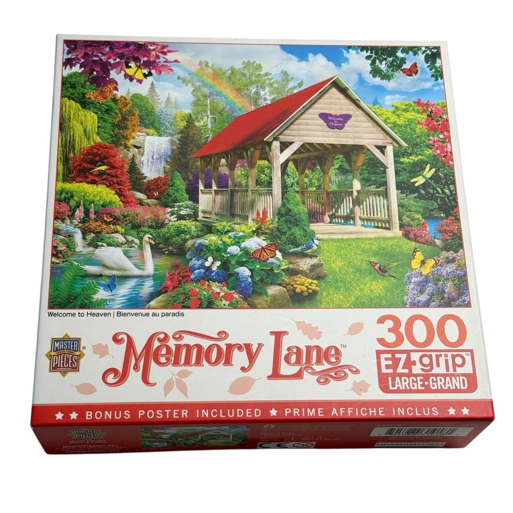 MasterPieces Memory Lane Welcome To Heaven 300 Pieces‎ Puzzle Complete